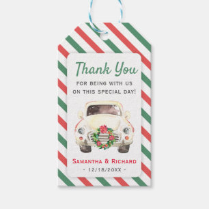 Christmas Holiday Wedding Engagement Guest Favour Gift Tags
