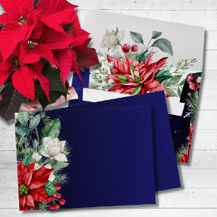 Christmas Holiday Wedding Envelope