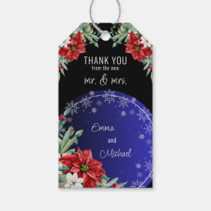 Christmas Holiday Wedding Gift Tag