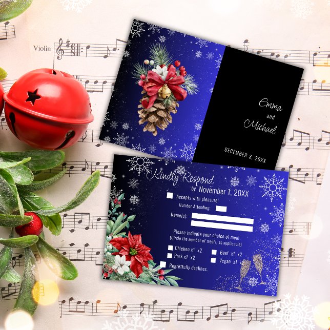 Christmas Holiday Wedding Response Card (Creator Uploaded)