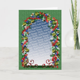 Christmas Holiday Window Custom Photo Template