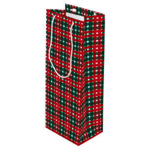 Christmas Holiday Wine Gift Bag