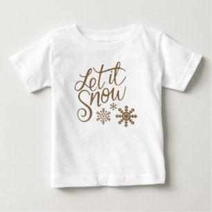 christmas holiday winter snow baby T-Shirt