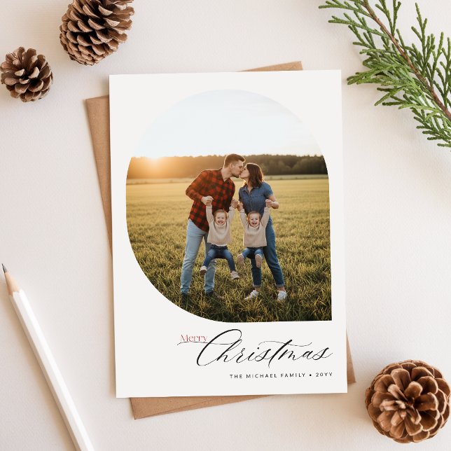 Christmas Holiday Wish With Photo Holiday Card (Creator Uploaded)