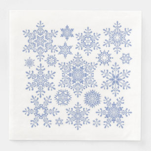Christmas Holiday Wreath Paper Napkins