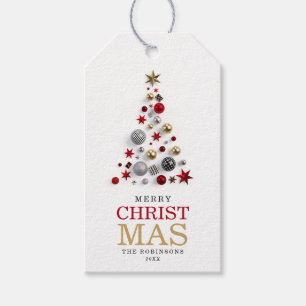 Christmas Holiday   Xmas Tree Corporate Family Gift Tags