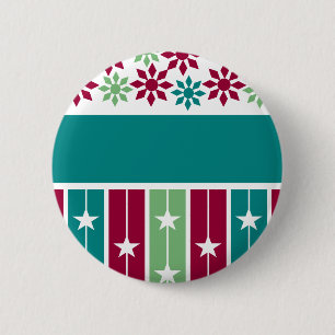 Christmas / Holidays button, customize 6 Cm Round Badge