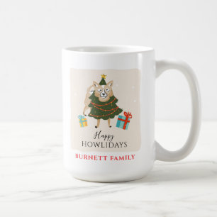 Christmas Holidays Family Reunion Dog Howlidays Coffee Mug