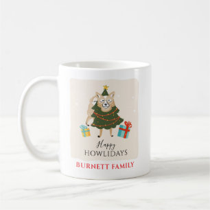 Christmas Holidays Family Reunion Dog Howlidays Coffee Mug