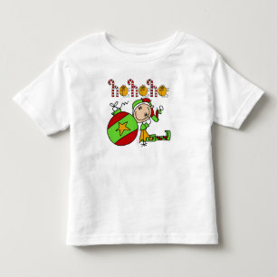 Christmas Holidays Festive Cute Kids Elf Toddler T-Shirt