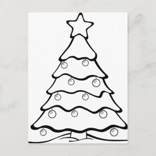 Christmas, holidays, joy, green colours, tree deco holiday postcard