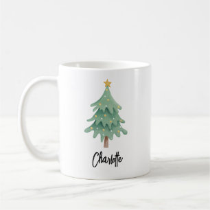 Christmas Holidays Script Personalised Coffee Mug