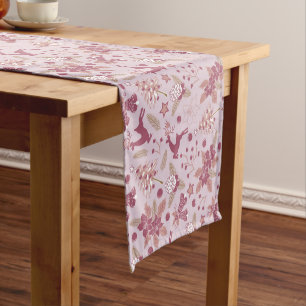 Christmas holidays short table runner
