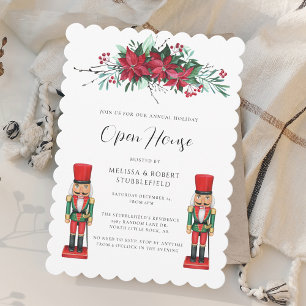 Christmas Holidays Toy Nutcracker Open House Invitation