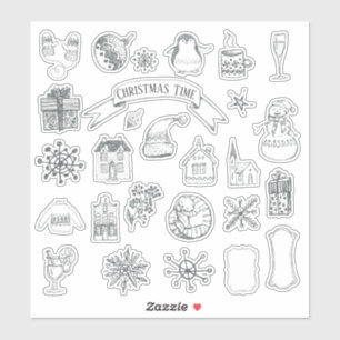 Christmas Holidays Winter Vintage Bullet Journal