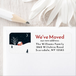 Christmas Holidays Winter We've Moved New Home