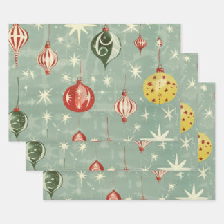 Christmas Holidays Wrapping Paper Sheet