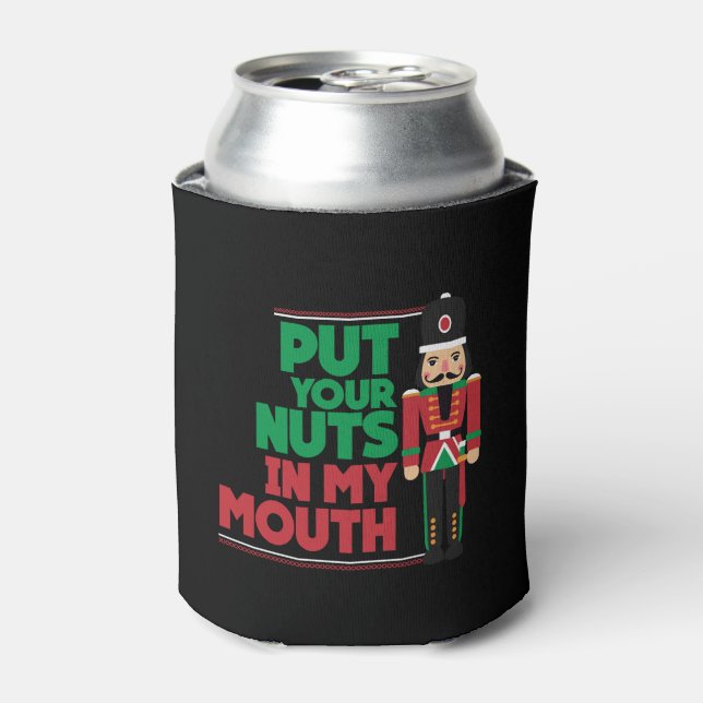Christmas Holidays Xmas  Can Cooler (Can Front)