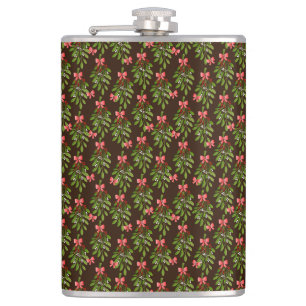 Christmas Hollies - Flask