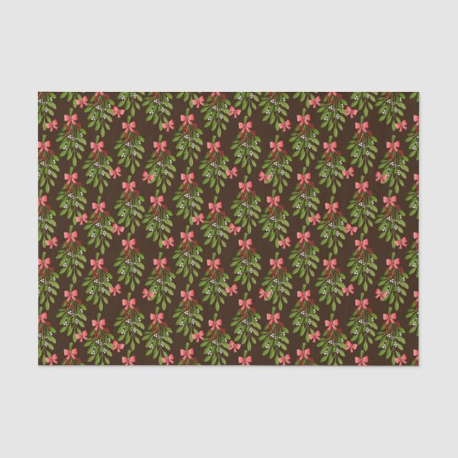 Christmas Hollies - Tissue Paper (Front)