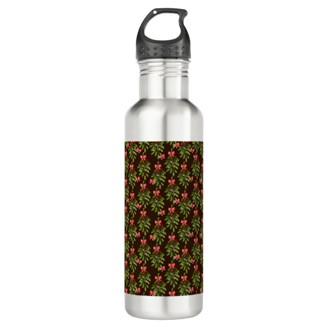 Christmas Hollies - Water Bottle (Front)