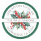 Christmas Holly and Berries Return Address