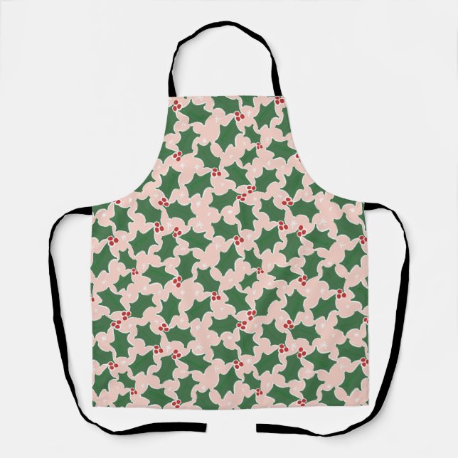 Christmas Holly Apron (Front)
