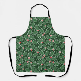Christmas Holly Apron