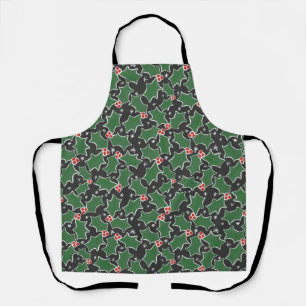 Christmas Holly Apron
