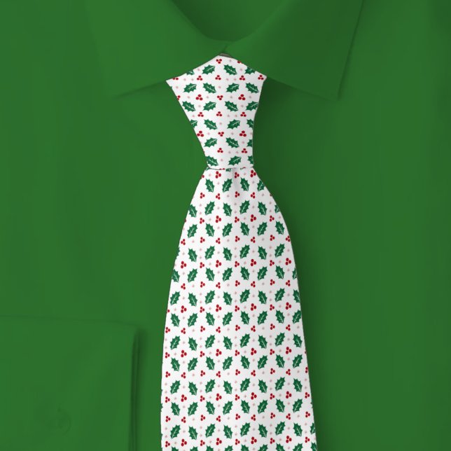 Christmas Holly & Berries Tie (Creator Uploaded)