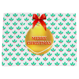 Christmas Holly Berry Large Gift Bag