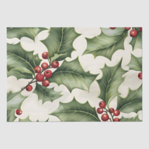 Christmas Holly Berry Tissue Paper
