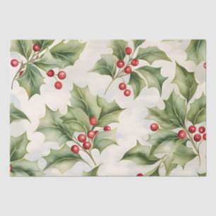 Christmas Holly Berry Tissue Paper
