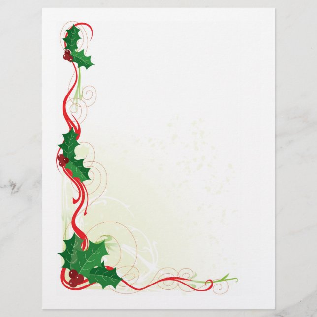 Christmas Holly Border (Front)