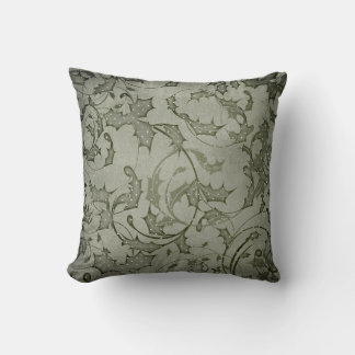 Christmas Holly Designed Pillow