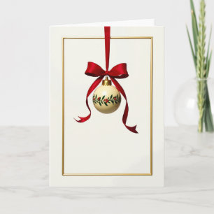 Christmas Holly Frame Card