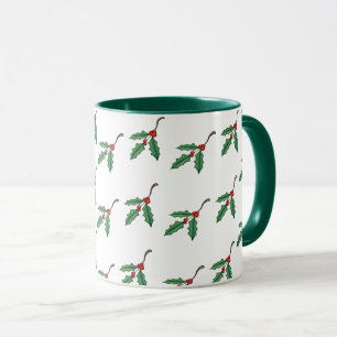 Christmas Holly Holiday Coffee Cup