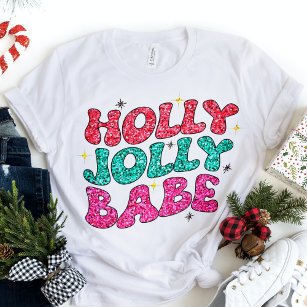 Glitter Joy Christmas Graphic T-Shirt - Tees2urdoor