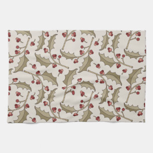 Christmas Holly Kitchen Towel