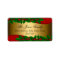 Christmas Holly Leaves Address Labels