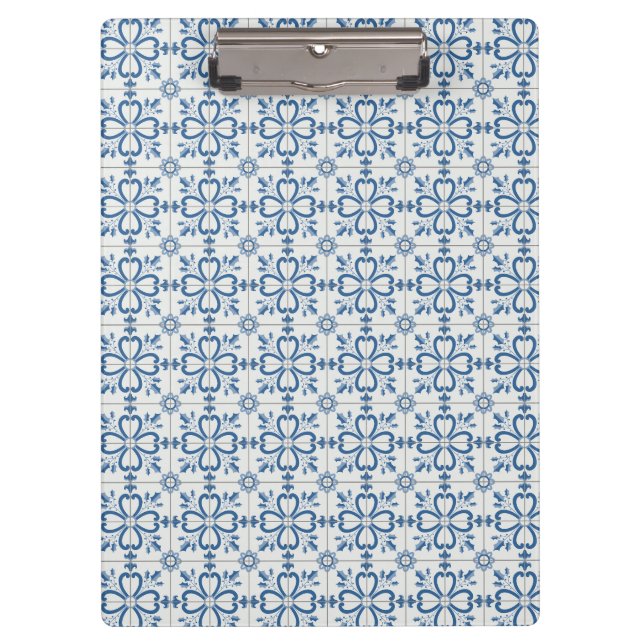 Christmas holly leaves and flowers petals tiles clipboard (Front)