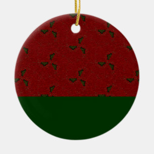 Christmas Holly Ornament