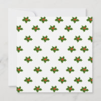 Christmas Holly Pattern