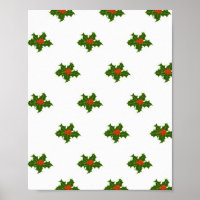 Christmas Holly Pattern