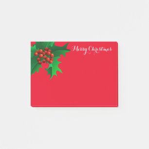 Christmas Holly Post-it-Notes Post-it Notes