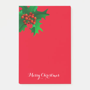 Christmas Holly Post-it-Notes Post-it Notes