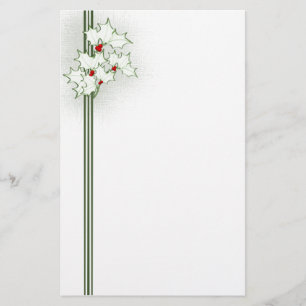 Christmas Holly Stationery