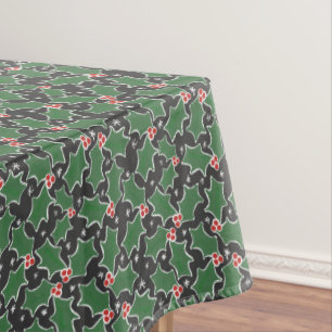Christmas Holly Tablecloth