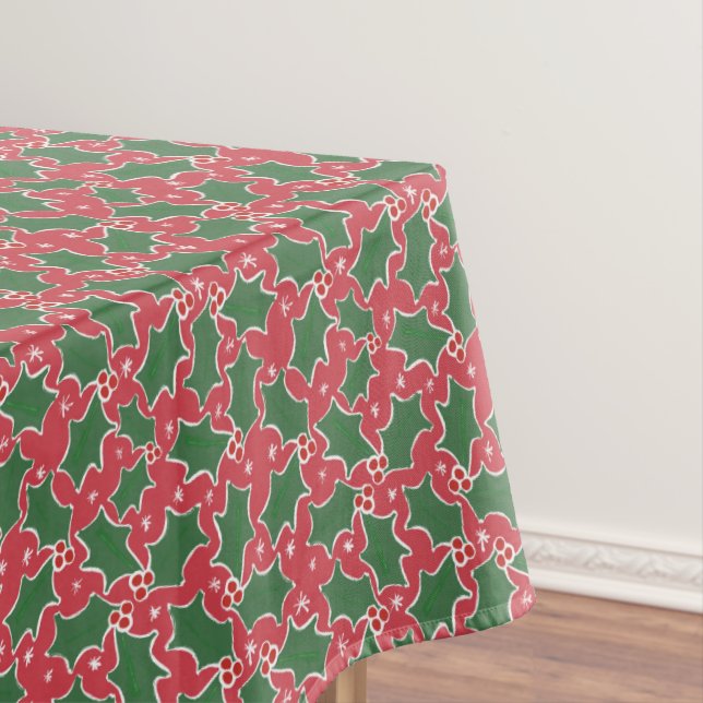 Christmas Holly Tablecloth (In Situ)