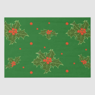 Christmas Holly  Tissue Paper